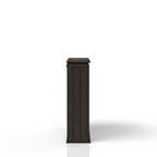 2 Shelf Bookcase Hutch - Chocolate
