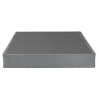 Foldable 9" Twin Size Metal Mattress Box Spring Foundation Bedroom Furniture Bed Base - Gray
