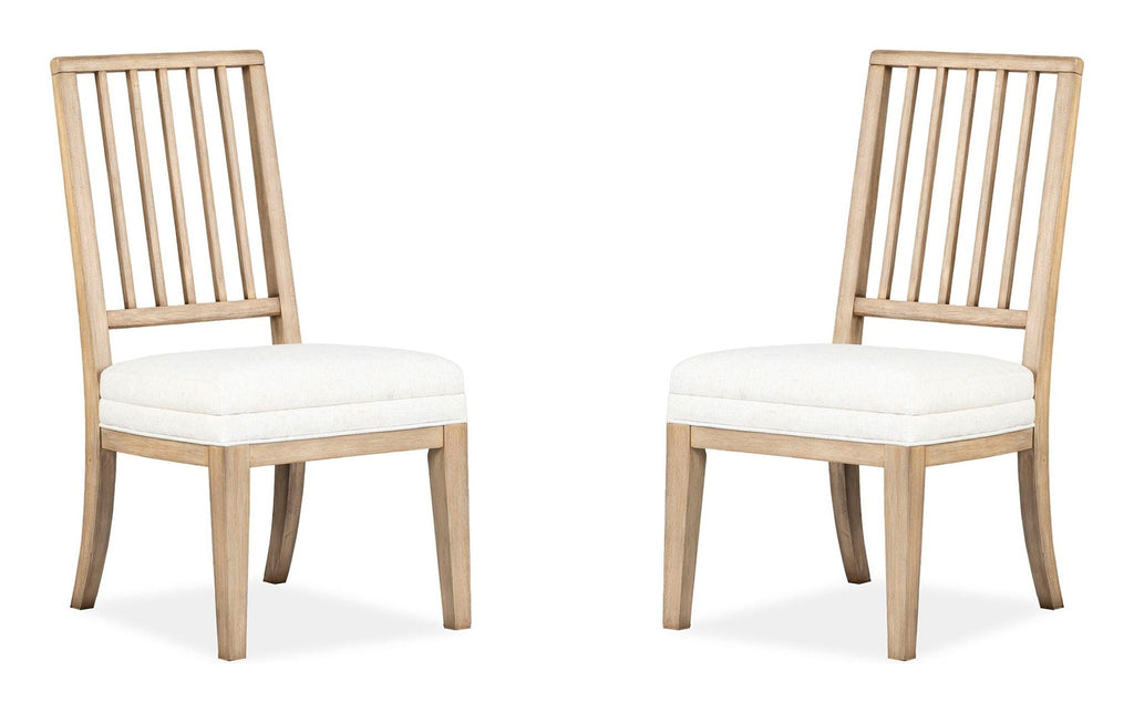 Coventry - Upholstered Side Chair With Solid Wood Back (Set of 2) - Honey Wheat