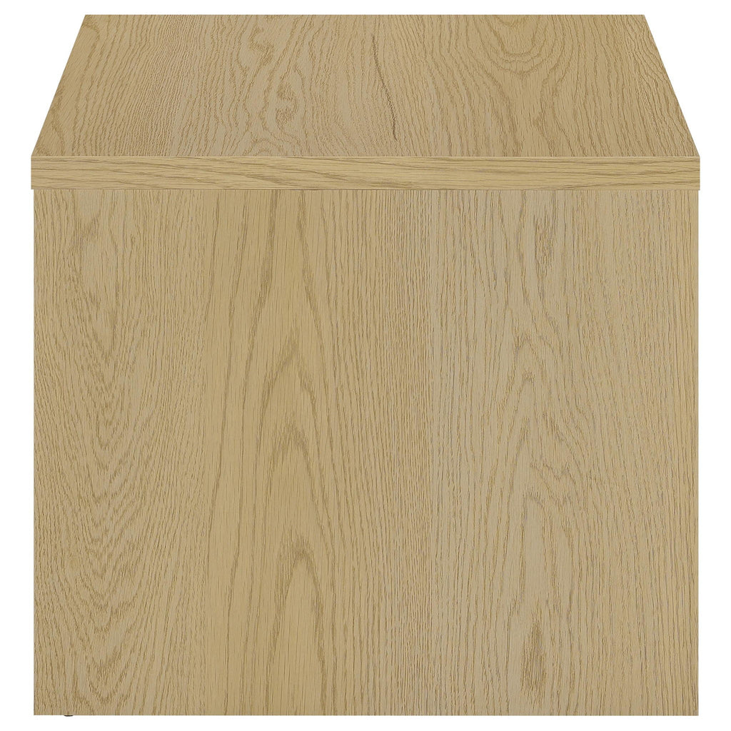 Canoga 2-piece Lift Top Cocktail Coffee Table Set Light Oak