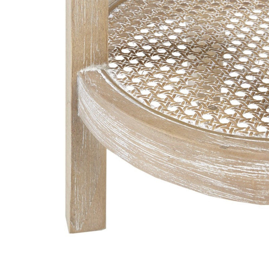 Bedford - Round Accent Table - Reclaimed Wheat