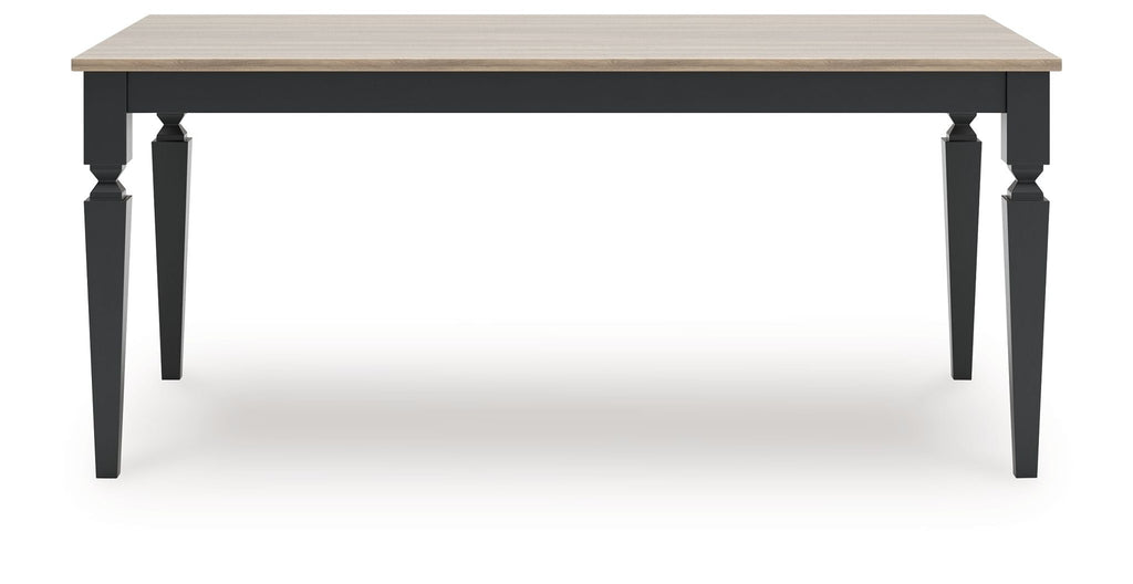Brenkerton - Rectangular Dining Room Table - Grayish Brown / Black