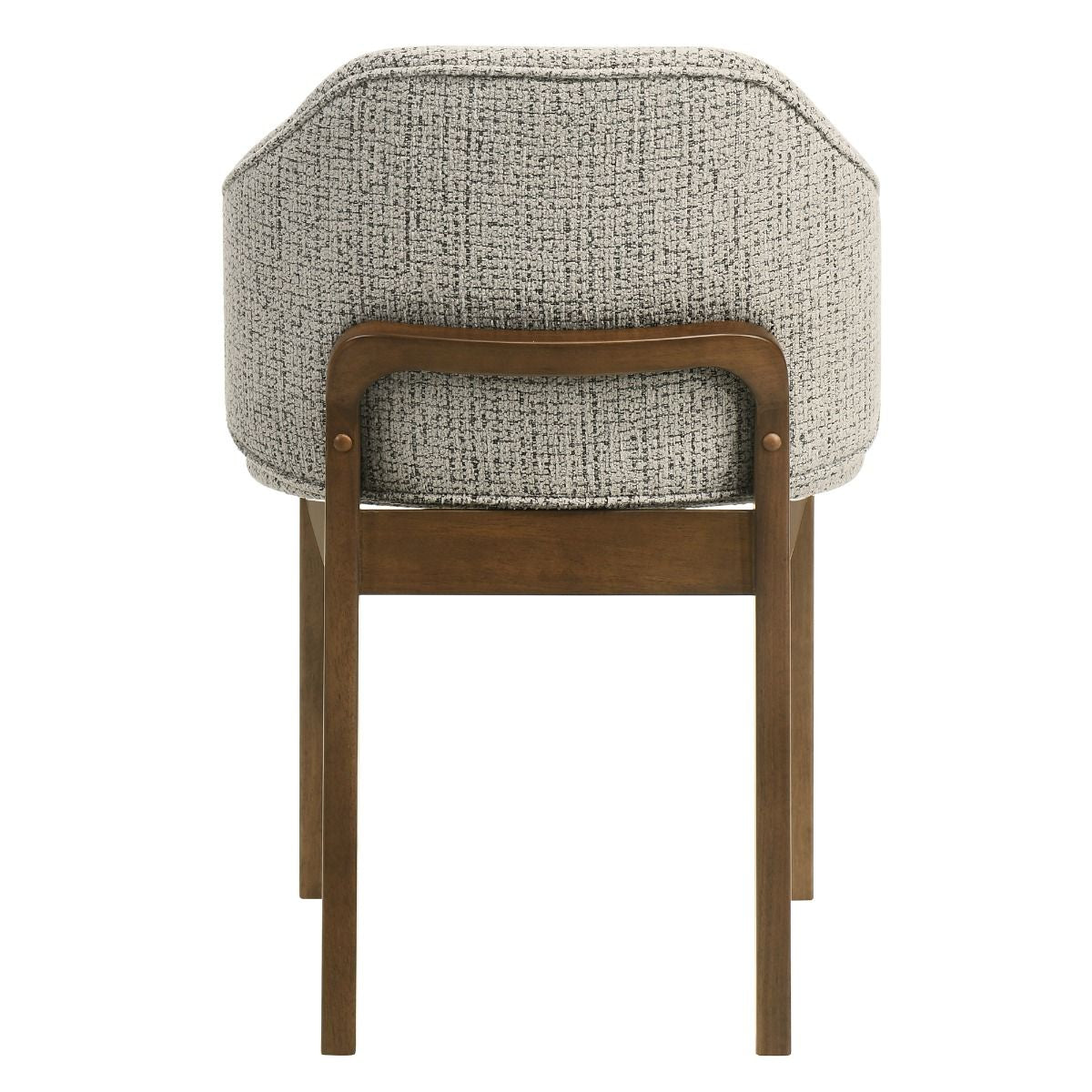 Oleia - Side Chair (Set of 2) - Chenille & Walnut