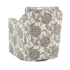 Wide Seat Arm Chair With 360 Degree Rotation