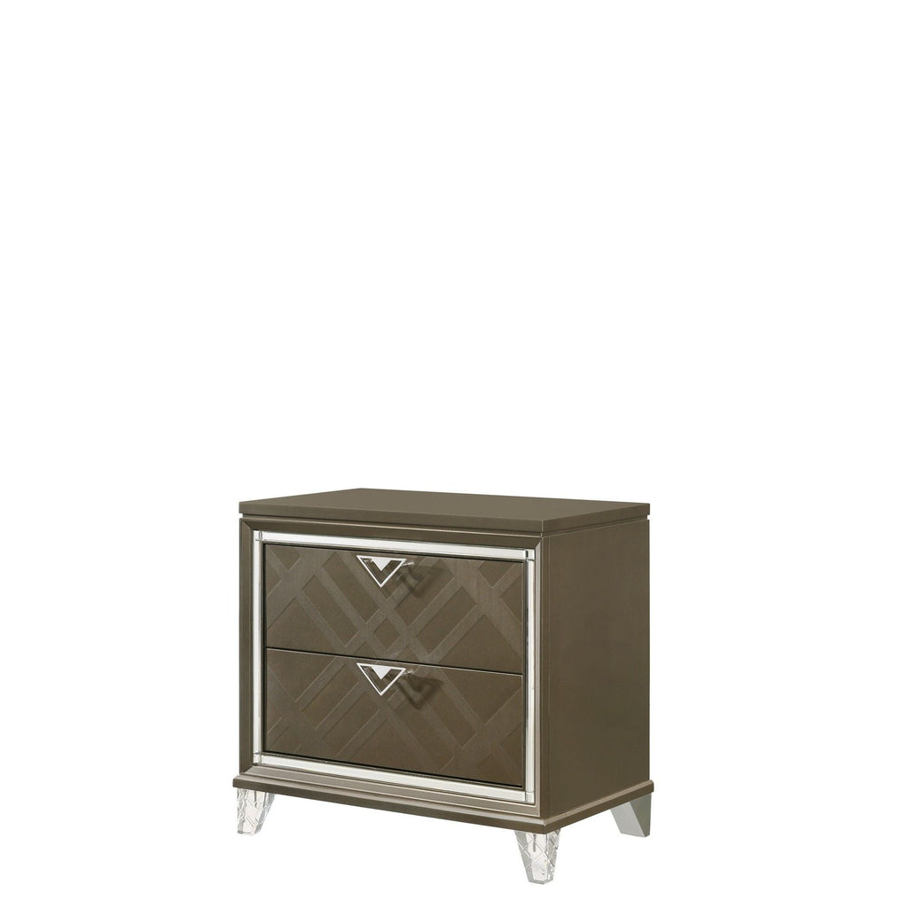 Skylar - Nightstand - Champagne