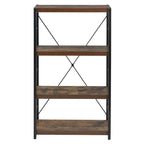 Bob - Bookshelf - Weathered Oak & Black