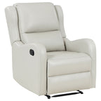 Cortland - Upholstered English Arm Recliner Chair Comfort Enhancing Lounge Chair - Ivory
