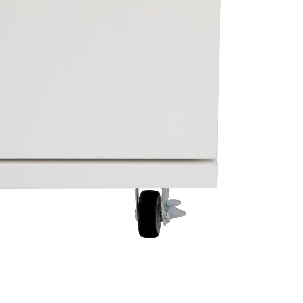 5 Drawer Dresser With Handles - White