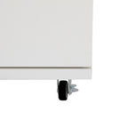 5 Drawer Dresser With Handles - White