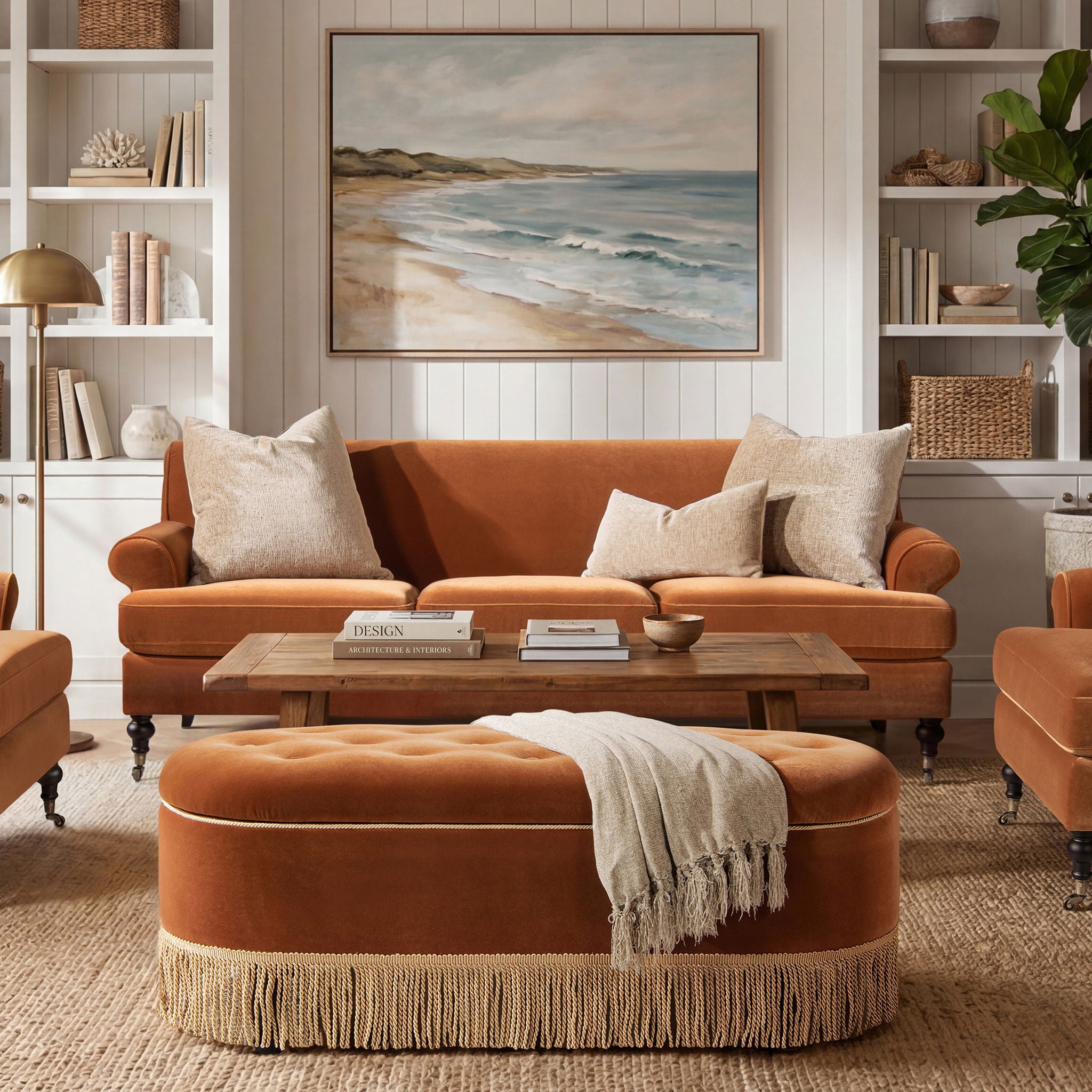 Alana Lawson - Modern Three Cushion Tightback Sofa