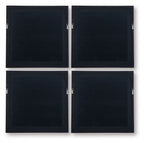 Dallbourne - Wall Art Set (Set of 4) - White / Gold Finish