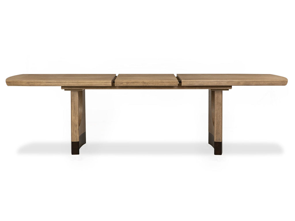 Tristan - Extendable Trestle Dining Table - Swiss Coffee