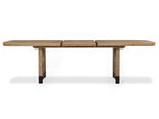 Tristan - Extendable Trestle Dining Table - Swiss Coffee