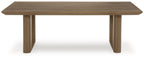 Serene Bay - Rectangular Cocktail Table - Dark Brown
