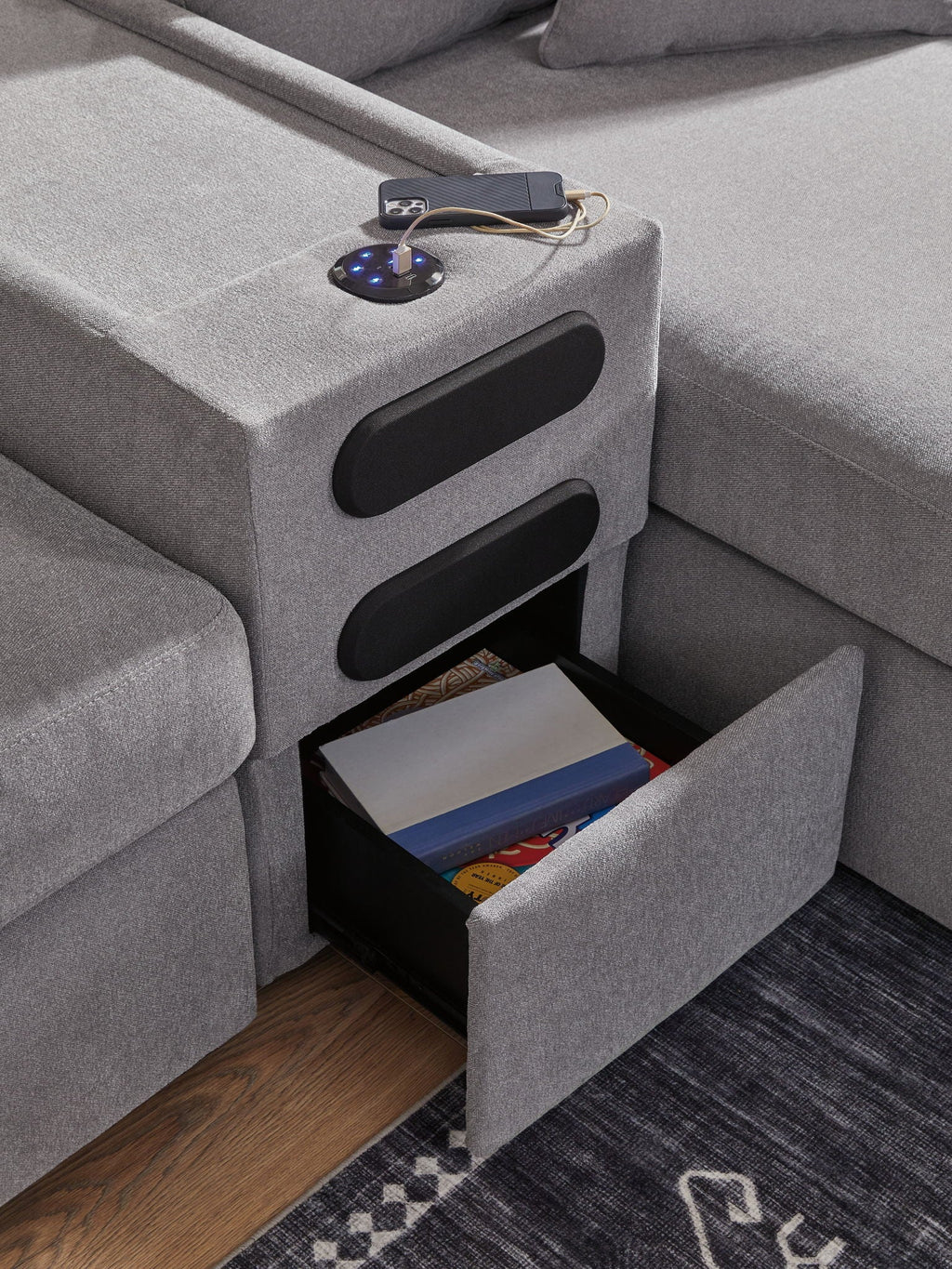 Modmax - Sectional - Granite