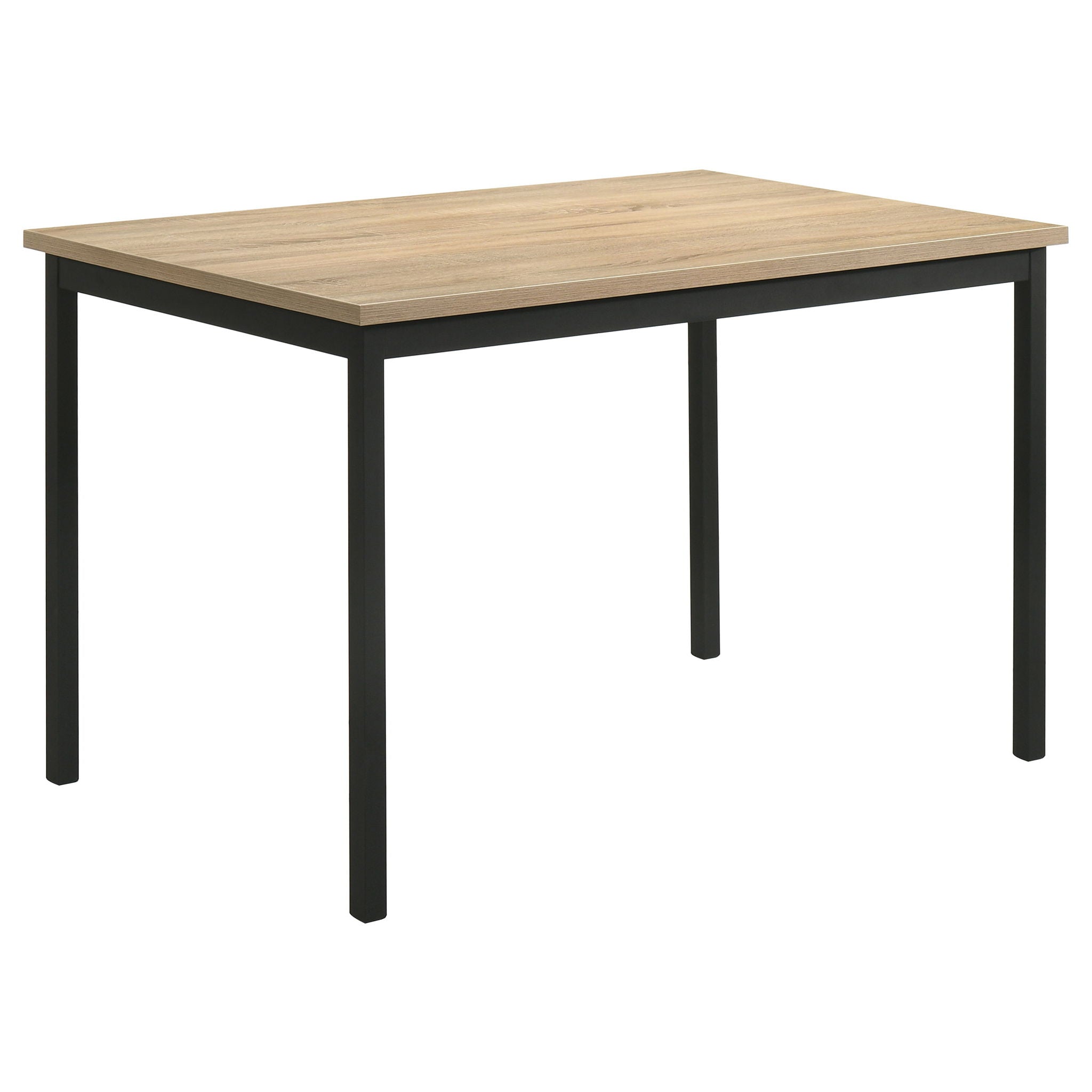 Garza 5-piece Rectangular Dining Table Greige Oak
