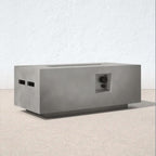 Propane Outdoor Durable Fire Pit Table - Gray