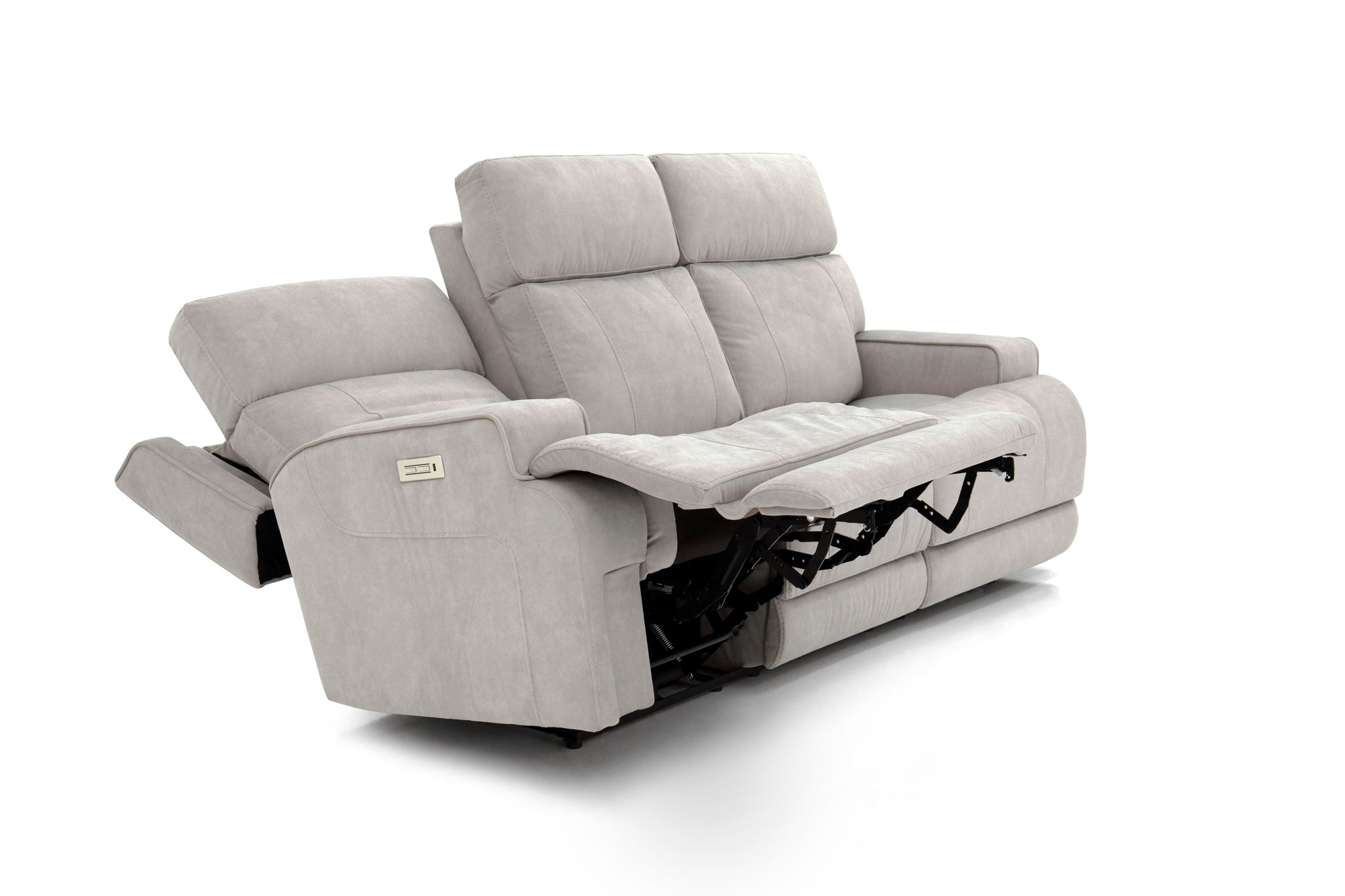 Ashbee - Power Sofa With Power Recline, Power Headrest, Zero Gravity And 3" Footrest Extension