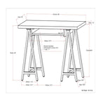 Sawhorse - Handcrafted Solid Desk