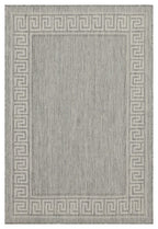 Sunshine - 5'3" X 7'3" Indoor, Outdoor, Area Rug Polypropylene - Silver