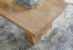 Kristiland - Rectangular Cocktail Table - Light Brown