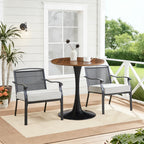 Round Dining Table With Tulip Style Base