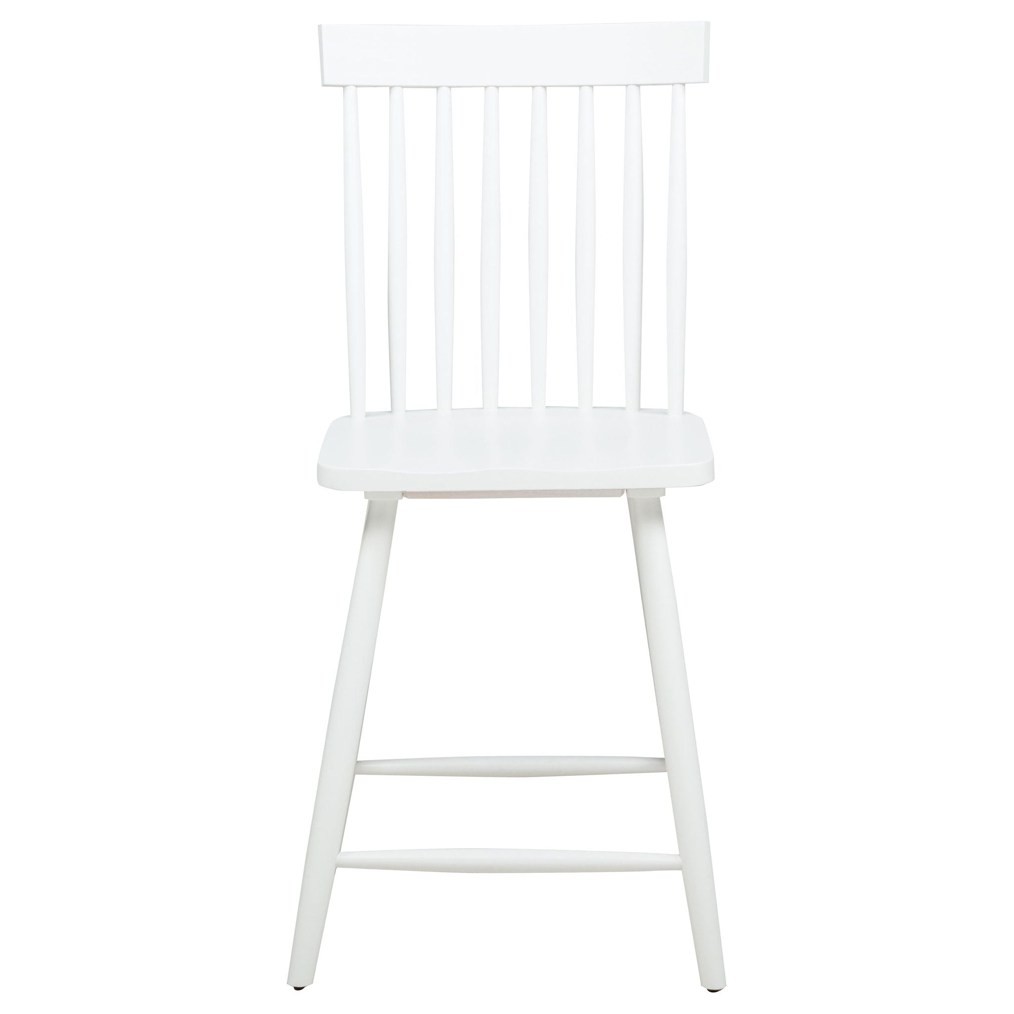 Andrews 5-piece Round Counter Dining Set Light Ash and White