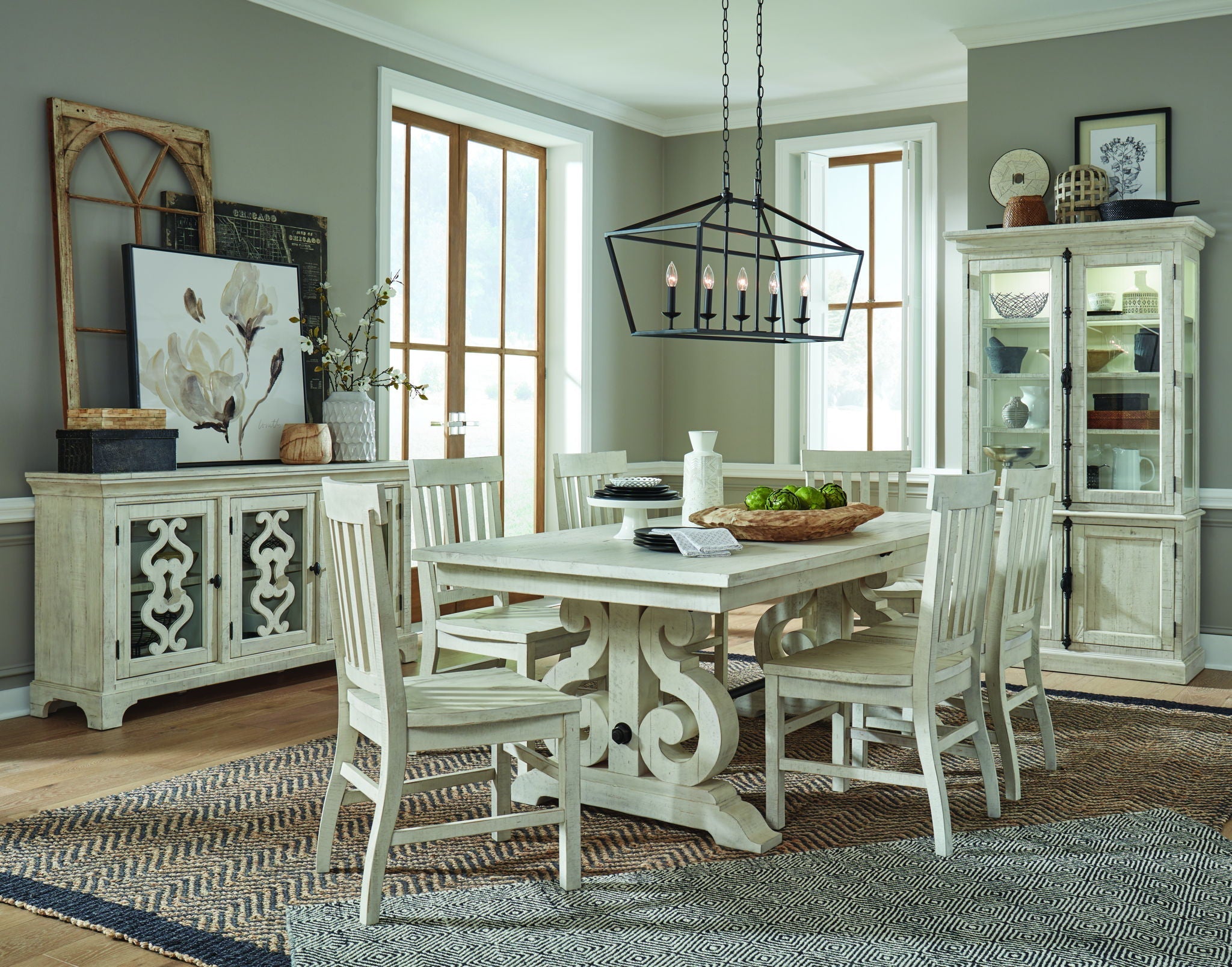 Bronwyn - Rectangular Dining Table - Alabaster