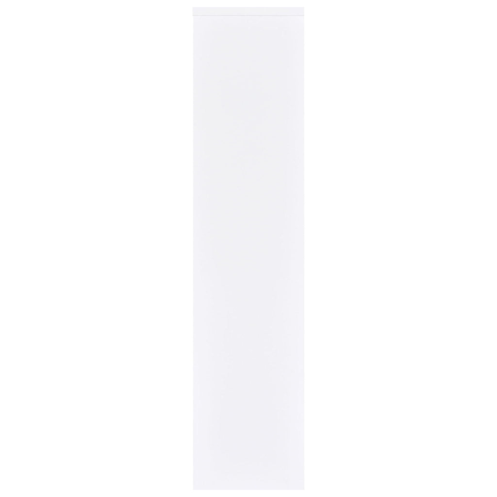 Laughlin 4-shelf Engineered Wood Media Tower White