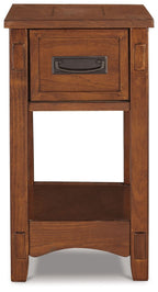 Breegin - Chair Side End Table - 1 Drawer - Brown