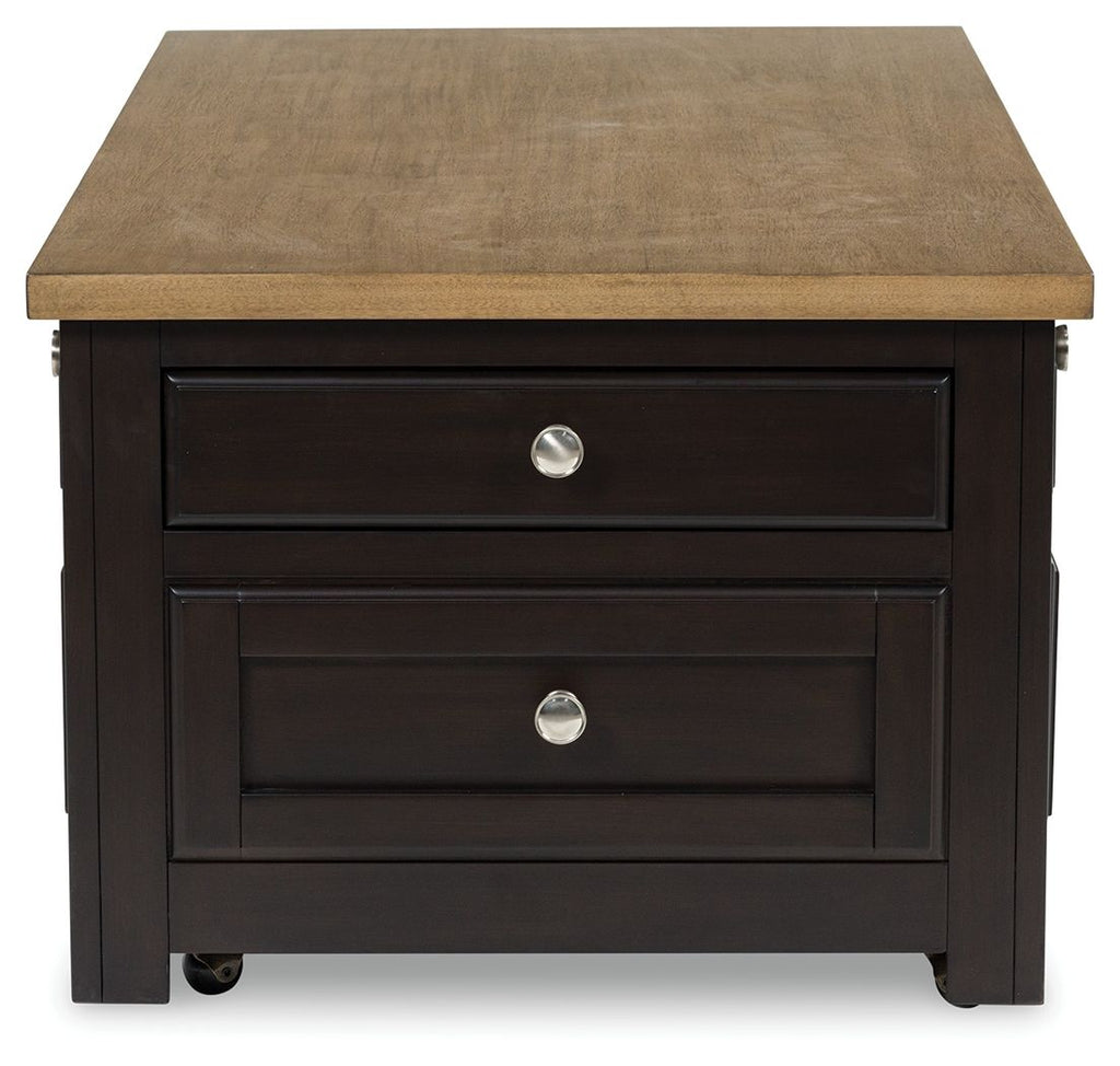 Drazmine - Lift Top Cocktail Table - Brown