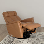 Bentley - Swivel Glider Recliner With Manual Adjustable Headrest & Footrest
