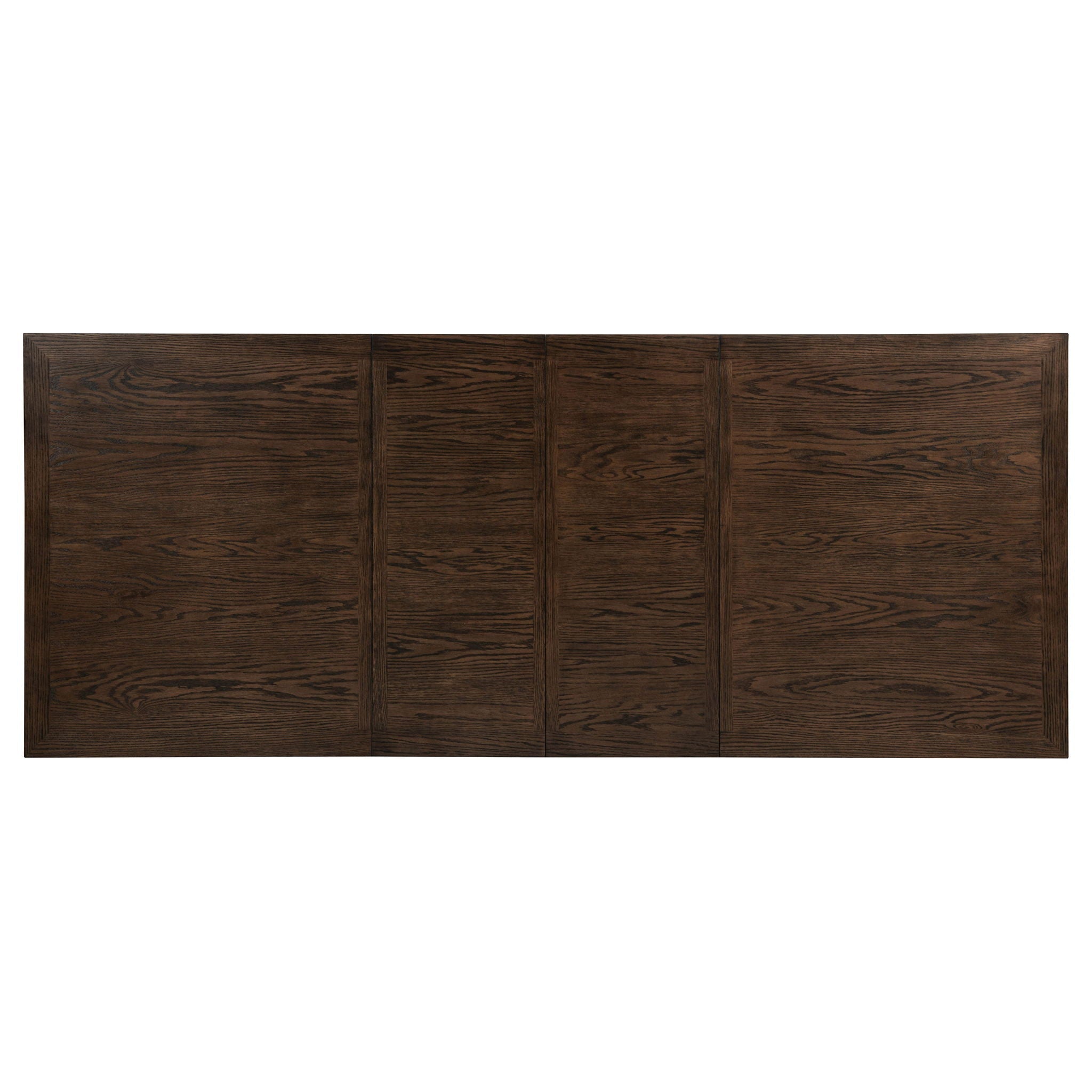 Ridgewell 9-piece Rectangular Trestle Dining Set Dark Oak