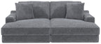 Cozy - 2 Piece Double Wide Chaise With USB Charging Ports