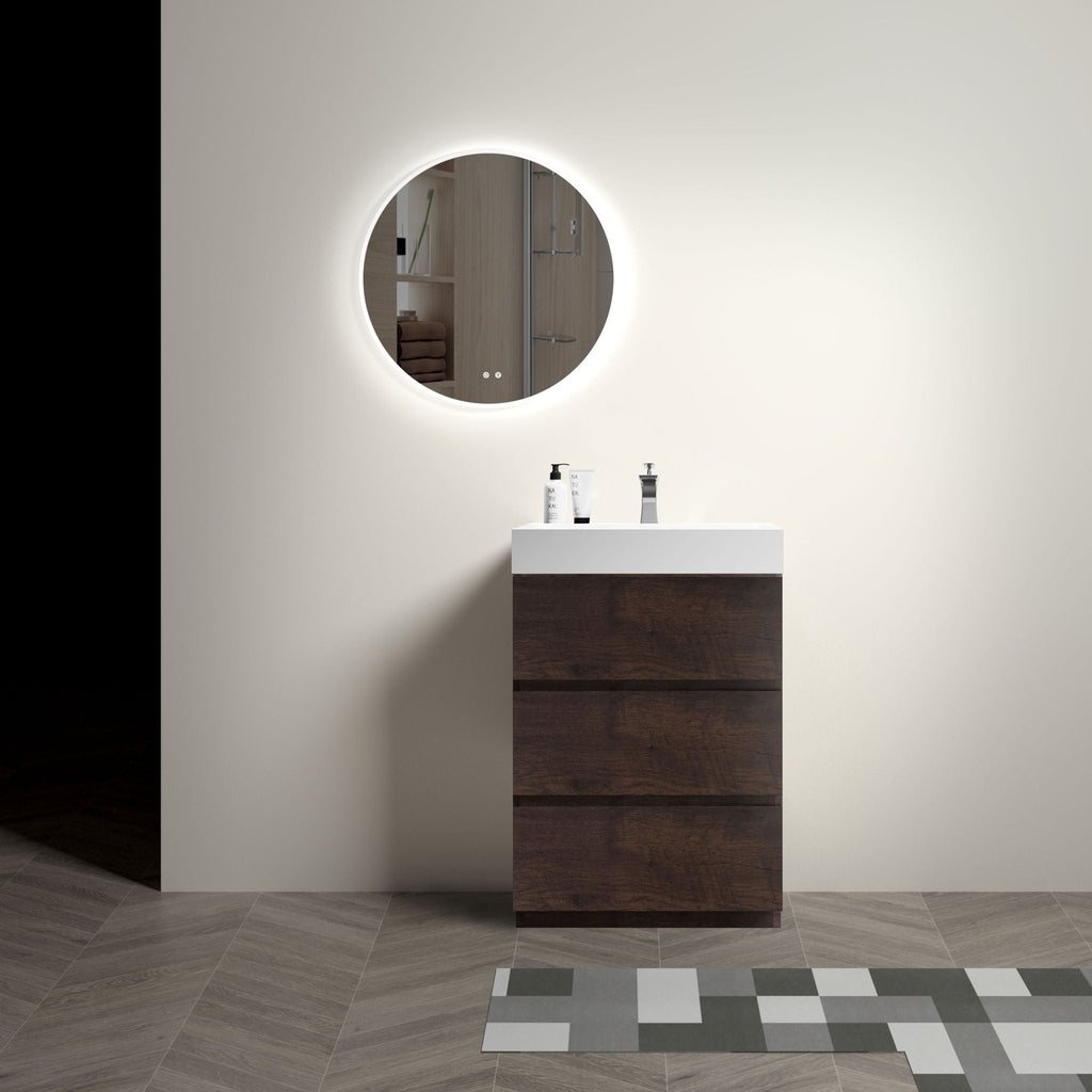 Alice - Bathroom Vanity With Large Storage, Freestanding