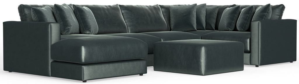 Remington - Modular Sofa And Cocktail Ottoman - Pine