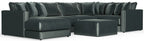 Remington - Modular Sofa And Cocktail Ottoman - Pine