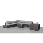 Stylish Entertainment Sectional Set, Outdoor Living
