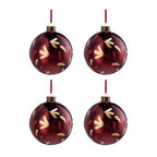 Christmas Ball Glass Decorative Hanging Ball Christmas Tree Ornaments, For Holiday Party Decorations