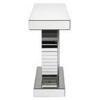 Nysa - 47"L Console Table - Mirrored & Faux Crystals
