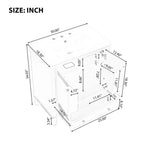 30" Bathroom Vanity With Sink Combo, Multi Functional Bathroom Cabinet With Doors And Drawer - Black