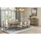 Upholstered Dining Chairs (Set of 2) - Brown