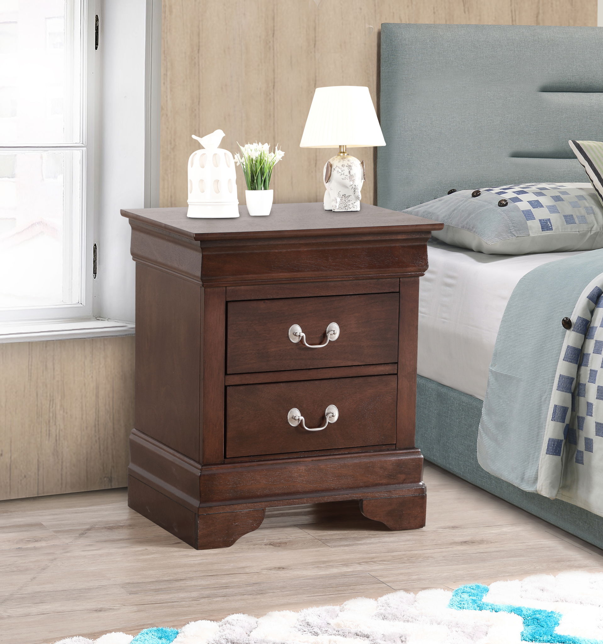 Louis Phillipe - Nightstand - Cappuccino