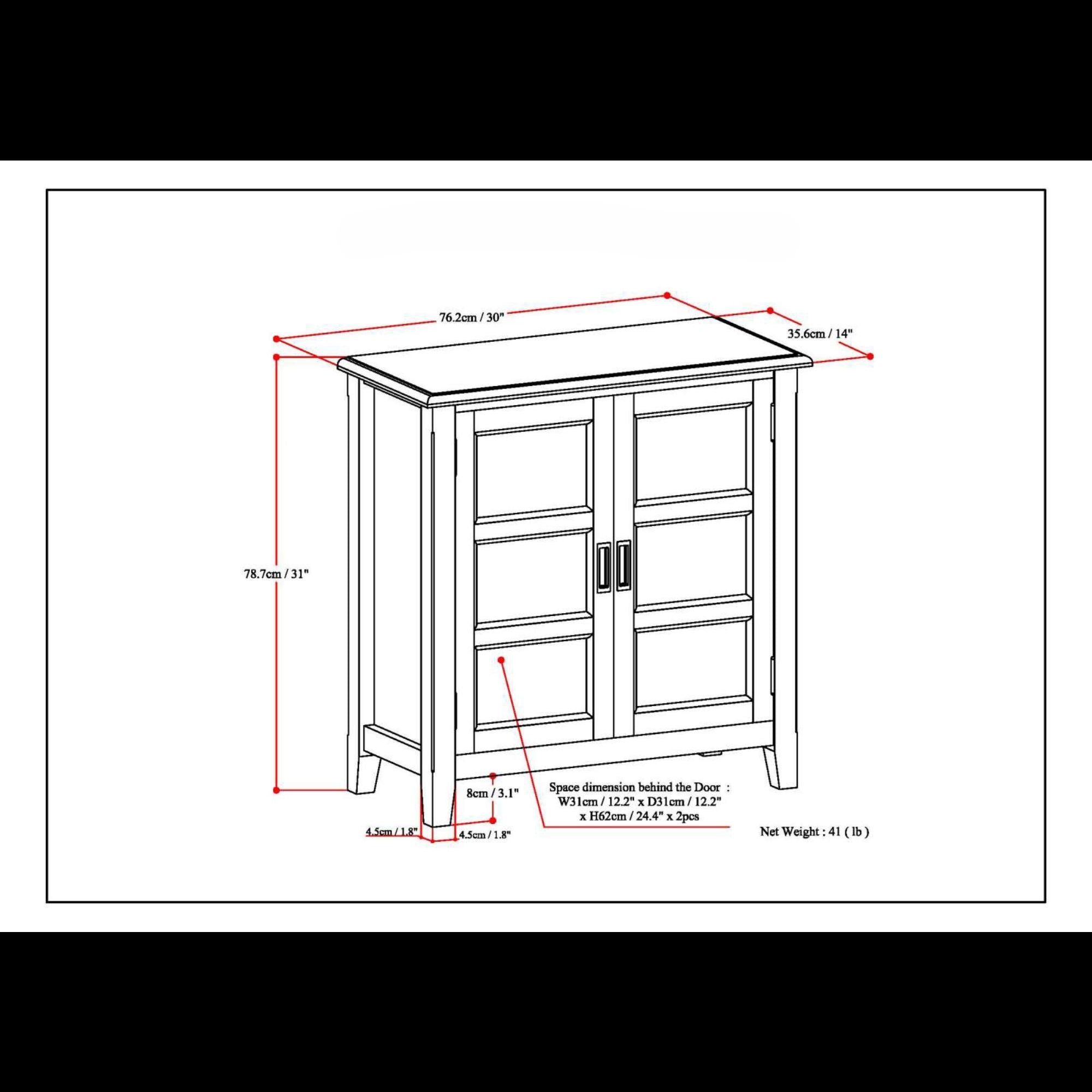 Burlington - Handcrafted Low Storage Cabinet