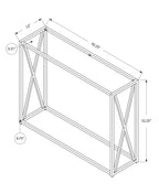 Accent Console Table For Entryway, Contemporary & Modern - Gold