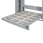 Murphy Wall Bed With Shelves, Wardrobe And LED Lights