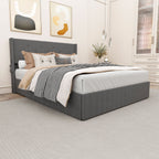 Bed With Gas Lift Storage, USB Ports