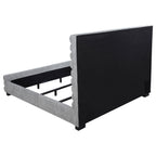 Patricia 58-inch Boucle Upholstered Eastern King Bed Grey