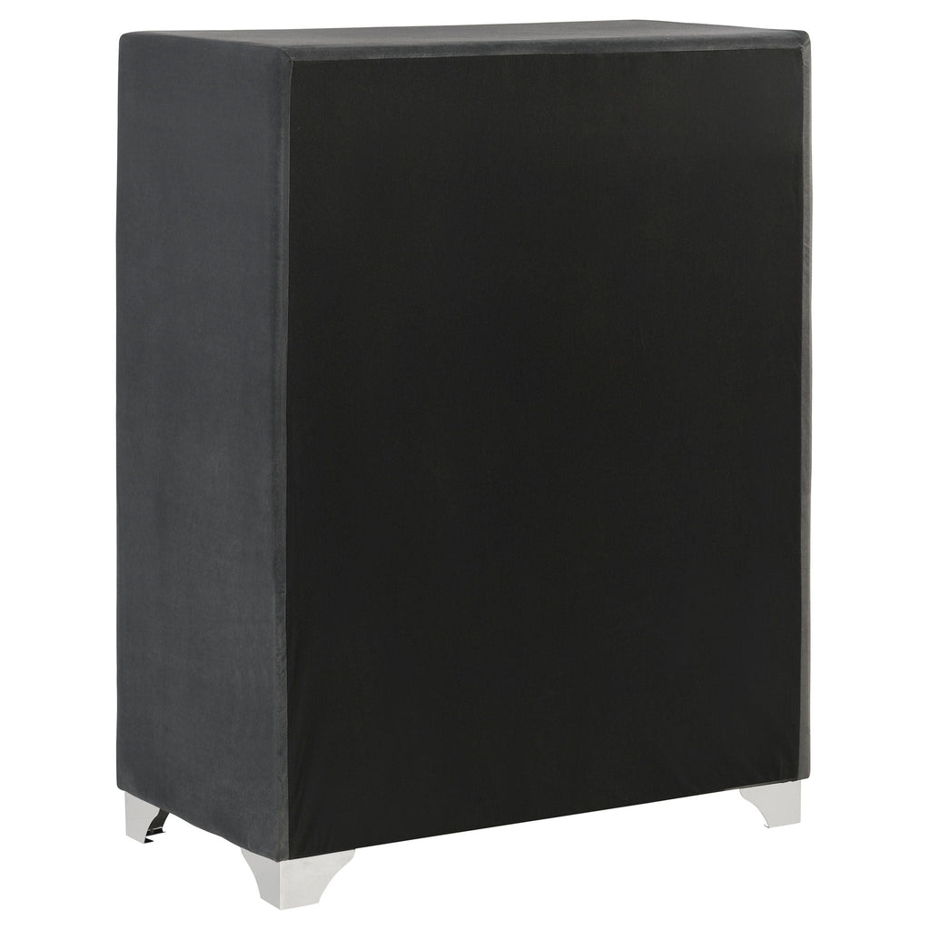 Melody 5-drawer Bedroom Chest Grey