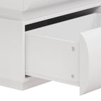 Minimalist Modern 6 Drawer Dresser, Handle Free Design With Wide Storage